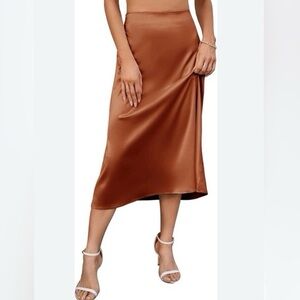 Rachel Zoe burnt orange skirt - size 6